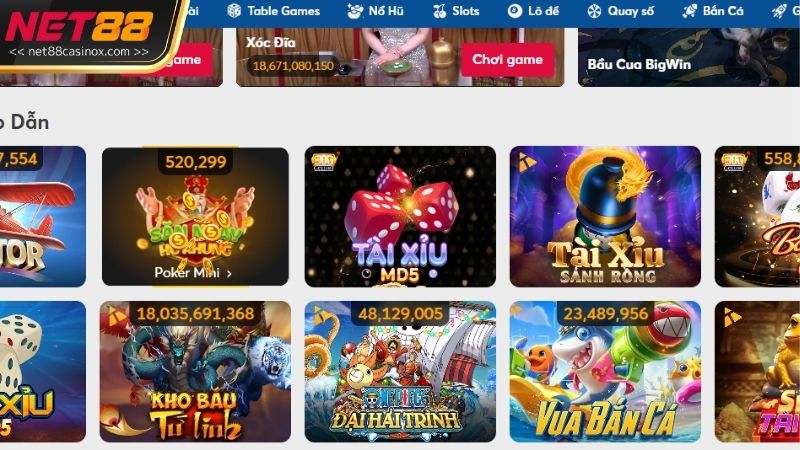 NET88 đã nhanh chóng khẳng định vị thế là sân chơi cá cược top đầu
