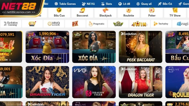 Tất cả các sản phẩm trong danh mục cá cược đều được thiết kế tỉ mỉ